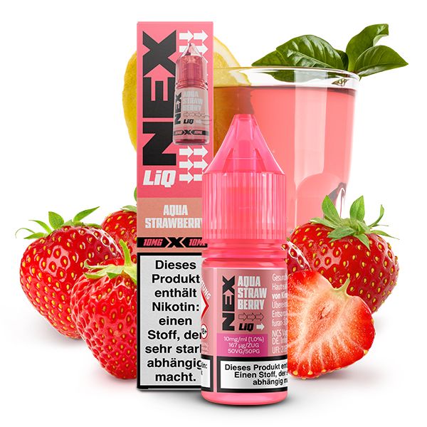 Nexliq Aqua Strawberry Nikotinsalz Liquid
