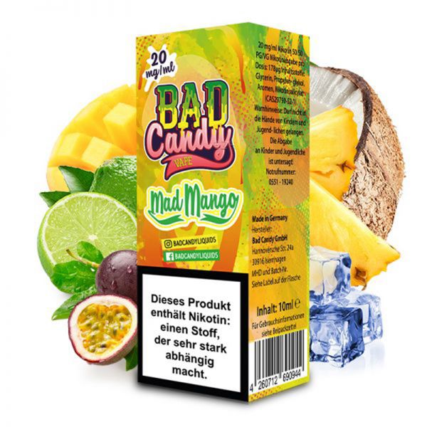 Bad Candy Mad Mango Nikotinsalz Liquid 10ml
