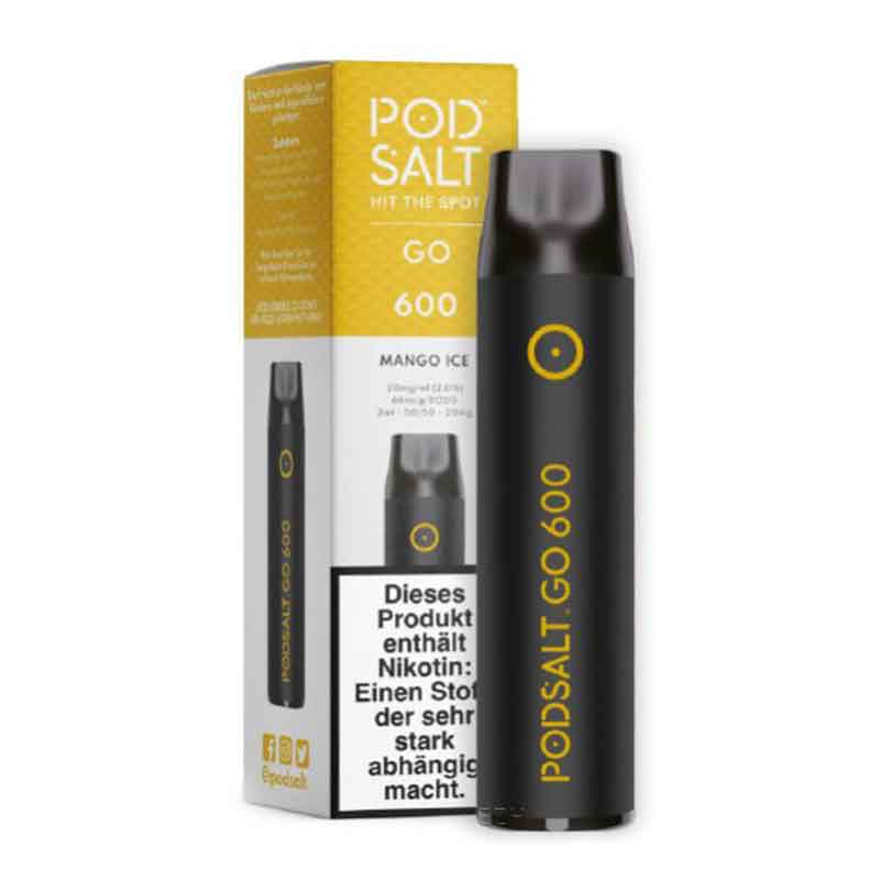 Pod-Salt-Go-600-Mango-Ice-E-Zigarette