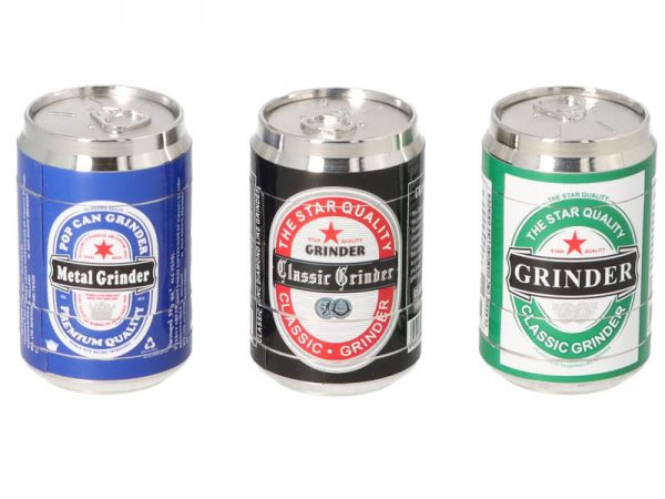 Grinder "Getränkedosen", 4-tlg.; Ø 4cm