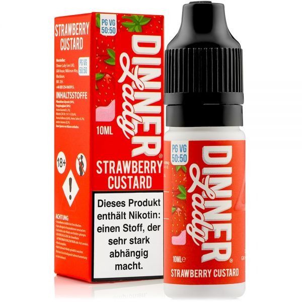 Dinner Lady - Strawberry Custard Liquid 10ml