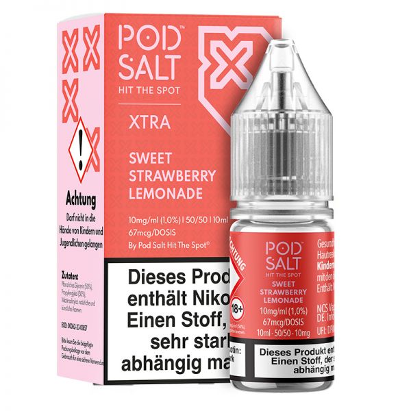 Pod Salt Xtra Sweet Strawberry Lemonade