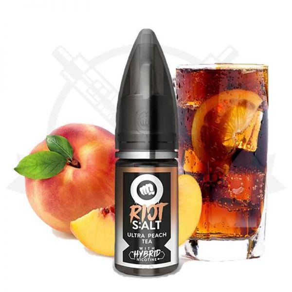 Riot Squad Black Edition Ultra Peach Tea Nikotinsalz Liquid