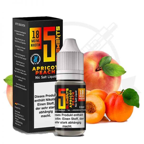 5 Elements Apricot Peach Nikotinsalz 18mg