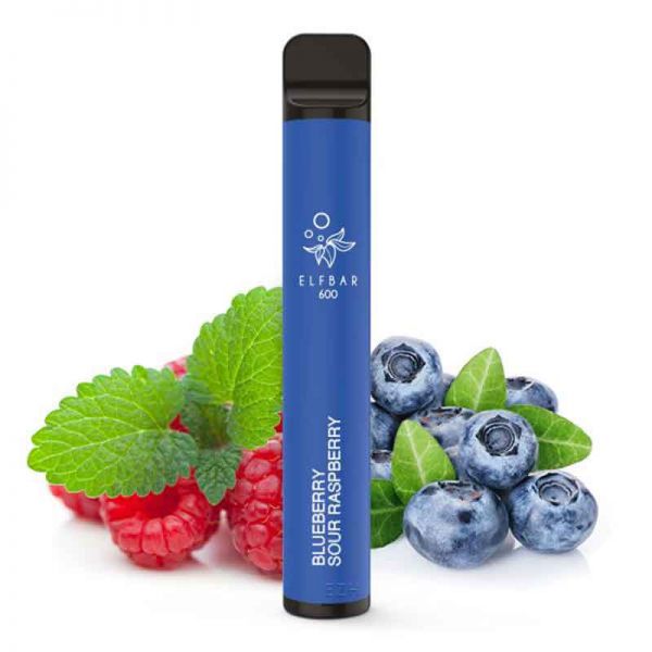 Elfbar 600 Blueberry Sour Raspberry Einweg E-Zigarette