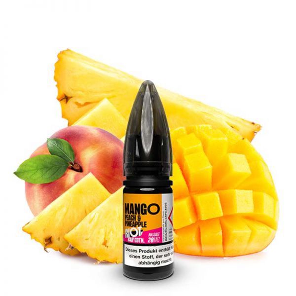 Riot Squad Bar Edition Mango, Peach Pineapple Nikotinsalz Liquid 10ml